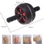 Abdominal muscle training wheel - red