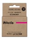 Actis KB-123M ink for Brother printer; Brother LC123M/LC121M replacement; Standard; 10 ml; magenta