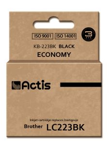 Actis KB-223BK ink for Brother printer; Brother LC223BK replacement; Standard; 16 ml; black