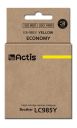 Actis KB-985Y ink for Brother printer; Brother LC985Y replacement; Standard; 19.5 ml; yellow