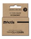 Actis KC-526BK ink for Canon printer; Canon CLI-526Bk replacement; Standard; 10 ml; black(with chip)