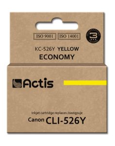 Actis KC-526Y ink for Canon printer; Canon CLI-526Y replacement; Standard; 10 ml; yellow