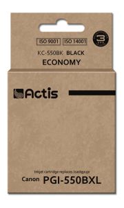 Actis KC-550Bk ink for Canon printer; Canon PGI-550Bk replacement; Standard; 23 ml; black (with chip)