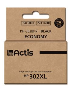 Actis KH-302BKR ink for HP printer; HP 302XL F6U68AE replacement; Premium; 15 ml; black