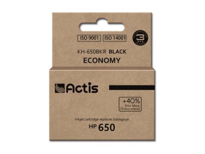 Actis KH-650BKR ink for HP printer; HP 650 CZ101AE replacement; Standard; 15 ml; black