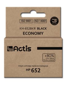 Actis KH-652BKR ink for HP printer; HP 652 F6V25AE replacement; Standard; 15 ml; black