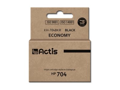 Actis KH-704BKR ink for HP printer; HP 704 CN692AE replacement; Standard; 15 ml; black