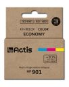 Actis KH-901CR ink for HP printer; HP 901XL CC656AE replacement; Standard; 21 ml; color