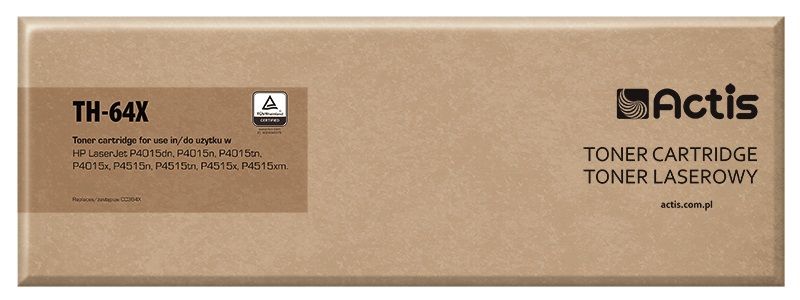 Actis TH-64X toner for HP printer; HP 64X CC364X replacement; Standard; 24000 pages; black