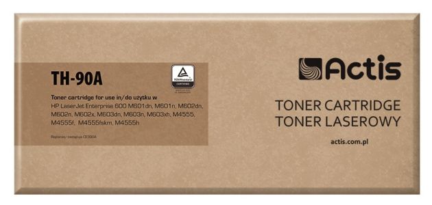 Actis TH-90A toner for HP printer; HP 90A CE390A replacement, Standard; 10000 pages; black