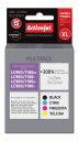 Activejet ABB-1100NX ink for Brother printer; Brother LC1100/LC980Y replacement; Supreme; 1 x 29 ml, 3 x 19.5 ml; black, magenta; cyan; yellow
