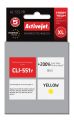 Activejet AC-551YR ink for Canon printer; Canon CLI-551Y replacement; Premium; 8 ml; yellow