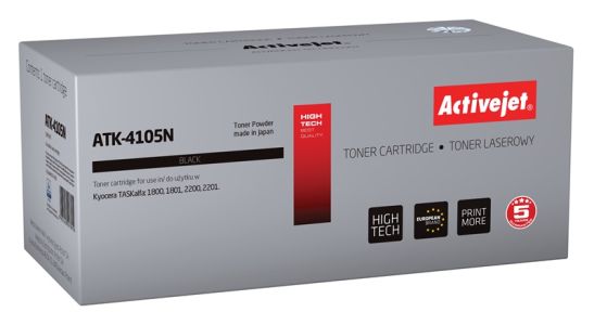 Activejet ATK-4105N toner for Kyocera printer; Kyocera KM-4105 replacement; Supreme; 15000 pages; black