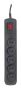 Activejet black power strip with cord ACJ COMBO 5G/3M/BEZP. AUTO/CZ
