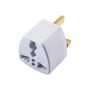 Adapter Akyga AK-AD-59 (Angielski M - Hybrydowa standardu A/B/C/D/E/F/G (CEE 7/7, NEMA 5-20, BS 1363/4573) F; kolor biały)