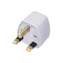 Adapter Akyga AK-AD-59 (Angielski M - Hybrydowa standardu A/B/C/D/E/F/G (CEE 7/7, NEMA 5-20, BS 1363/4573) F; kolor biały)