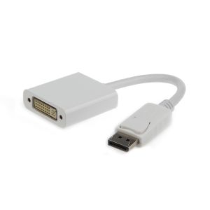 Adapter GEMBIRD A-DPM-DVIF-002-W (DisplayPort M - DVI-I F; 0,10m; kolor biały)