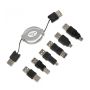 Adapter IBOX IKUZ2SET (USB 2.0 M - USB F; 0,75m; kolor czarno-srebrny)