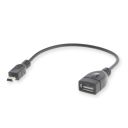 Adapter SAVIO cl-58 (USB F - Mini USB M; 0,20m; kolor czarny)