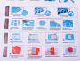Adjustable board for preparing clothes - blue 