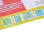 Adjustable board for preparing clothes - blue 