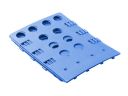 Adjustable board for preparing clothes - blue
