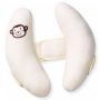 Adjustable headrest for children and babies - white