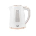 Adler AD 1264 electric kettle 1.7 L Hazelnut,White 2200 W