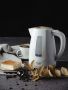 Adler AD 1264 electric kettle 1.7 L Hazelnut,White 2200 W