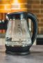 Adler AD 1274 B electric kettle 1.7 L Black,Transparent 2200 W