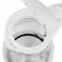 Adler AD 1274 B electric kettle 1.7 L White,Transparent 2200 W