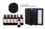 Adler AD 8075 wine cooler Thermoelectric wine cooler Freestanding Black, Transparent 12 bottle(s)