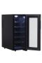 Adler AD 8075 wine cooler Thermoelectric wine cooler Freestanding Black, Transparent 12 bottle(s)