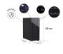 Adler AD 8075 wine cooler Thermoelectric wine cooler Freestanding Black, Transparent 12 bottle(s)