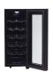 Adler AD 8075 wine cooler Thermoelectric wine cooler Freestanding Black, Transparent 12 bottle(s)