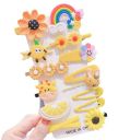 Adorable set of hair clips for a girl - 14pcs, type III