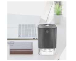 Air humidifier with sensor - black