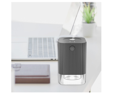 Air humidifier with sensor - black