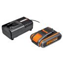 Akumulator 20V 2,0Ah + Ładowarka 2A WX-WA3601 WORX