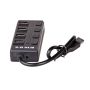 Akyga AK-AD-33 interface hub USB 3.2 Gen 1 (3.1 Gen 1) Type-A 500 Mbit/s Black