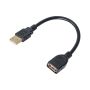 Akyga AK-USB-23 USB cable 0.15 m USB 2.0 USB A Black