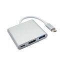 AKYGA HUB USB TYPE C/USB 3.0/USB C/HDMI AK-AD-57