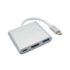 AKYGA HUB USB TYPE C/USB 3.0/USB C/HDMI AK-AD-57