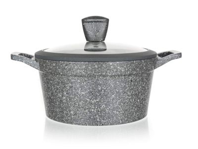 Aluminiowy garnek wytłaczany GRANITE 20 cm 2,5l