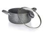 Aluminiowy garnek wytłaczany GRANITE 20 cm 2,5l