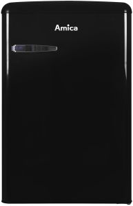 Amica KS15614S combi-fridge Freestanding 106 L Black
