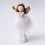 Angel Christmas tree decoration - golden heart II