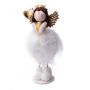 Angel Christmas tree decoration - golden heart II