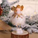 Angel Christmas tree decoration - golden star