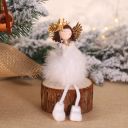 Angel Christmas tree decoration - golden star